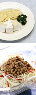 納豆とチーズ