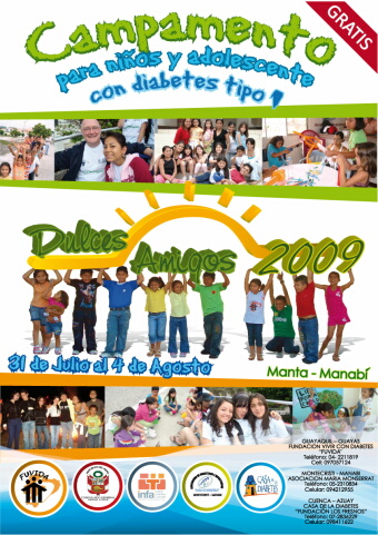 エクアドルの小児糖尿病キャンプ