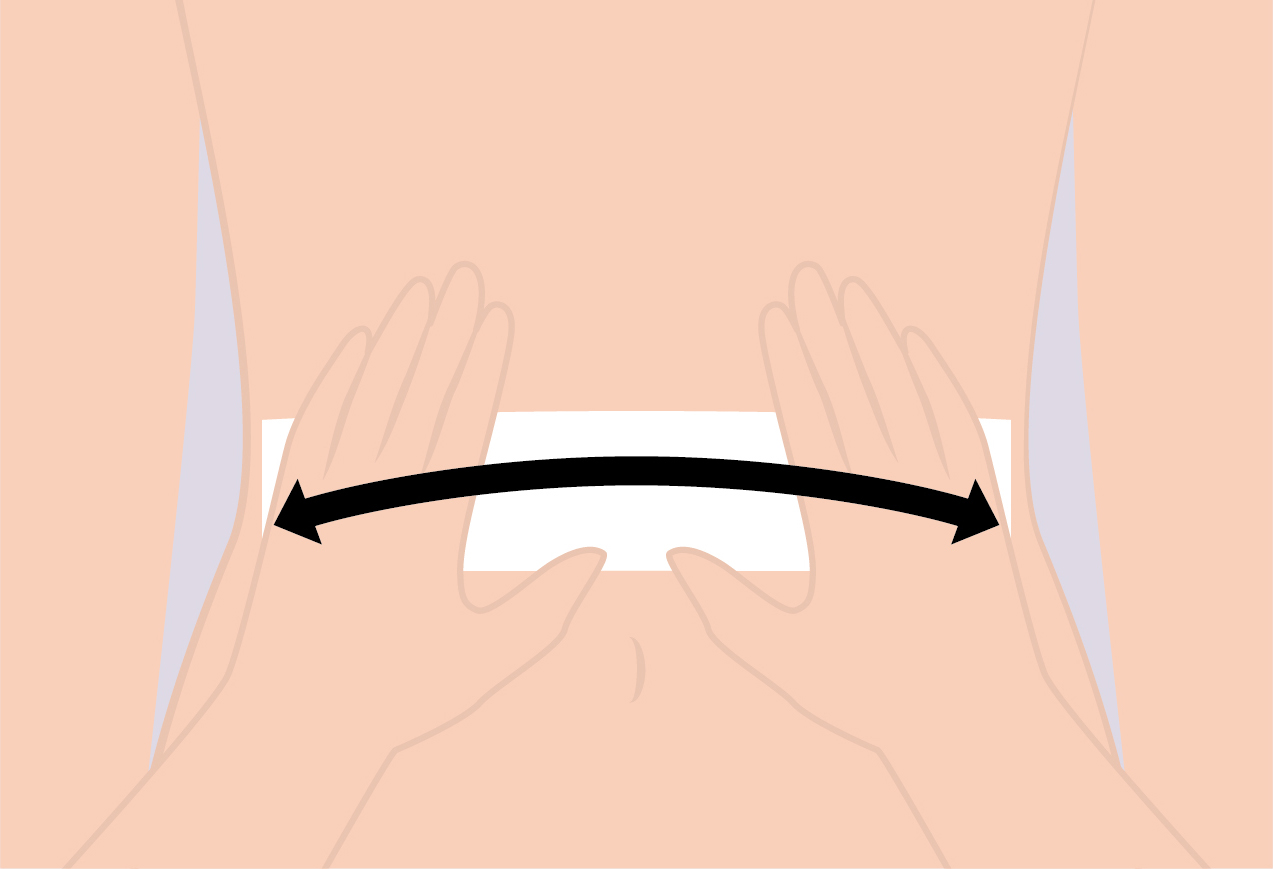 テープの貼り方のポイント